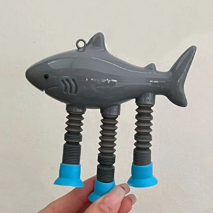 Italian Brainrot Suction Pop Tubes Fidget Toy — Tung Sahur Stretch Tube Stress Relief Sensory Toy for Kids & Adults Gift