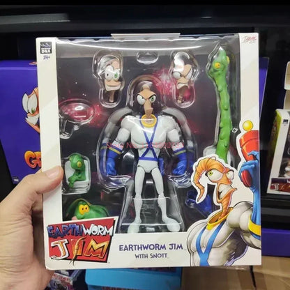 Genuine Earthworm Jim 2.0 PDNA 1/12 Scale Psy-Crow & Bob The Killer Action Figures – Collectible Worm Body Toys & Gifts
