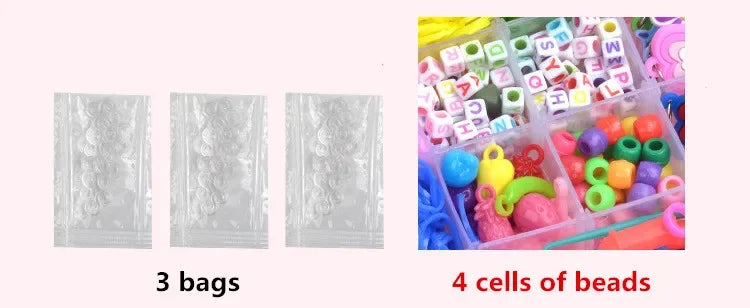 Creative Rainbow Loom Bands Set – Colorful DIY Rubber Bracelet Making Kit for Girls’ Crafts & Birthday Gifts