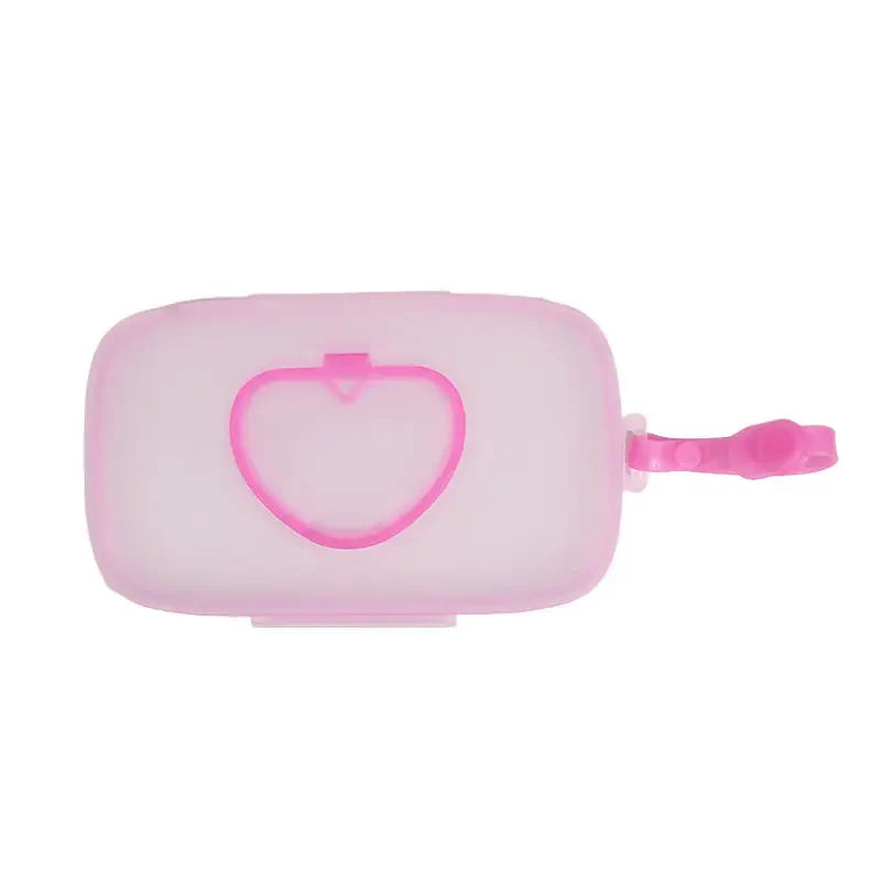 Portable Baby Wipe Dispenser – Refillable Wet Tissue & Mask Holder, Reusable Travel Storage Box