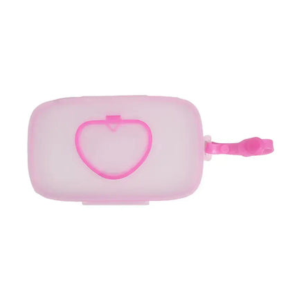 Portable Baby Wipe Dispenser – Refillable Wet Tissue & Mask Holder, Reusable Travel Storage Box