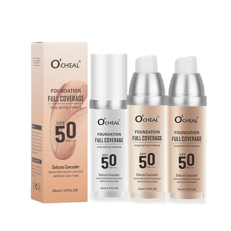 Color Changing Liquid Foundation – Concealer, Face Primer, Long-Lasting Moisturizing BB Cream Base Makeup for Women