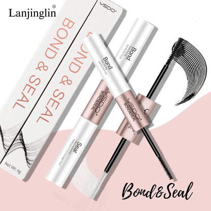 2-in-1 Bond & Seal Dual-Ended Eyelash Glue — Waterproof, Fast-Drying Strong Hold for Cluster Lashes