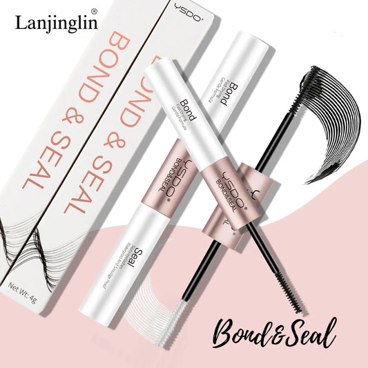 2-in-1 Bond & Seal Dual-Ended Eyelash Glue — Waterproof, Fast-Drying Strong Hold for Cluster Lashes