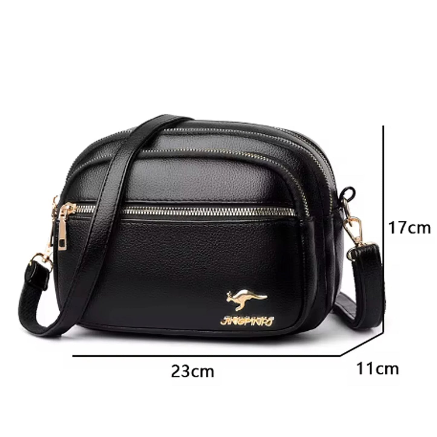 High Quality Soft Leather Purse - Fashion Women's Shoulder Messenger Bag with Multi-Pocket, Wear-Resistant Luxury Handbag