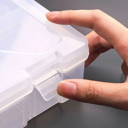 Large Capacity Transparent Pencil Case – Cartoon PP Pen Box & Art Supplies Storage Stationery Organizer