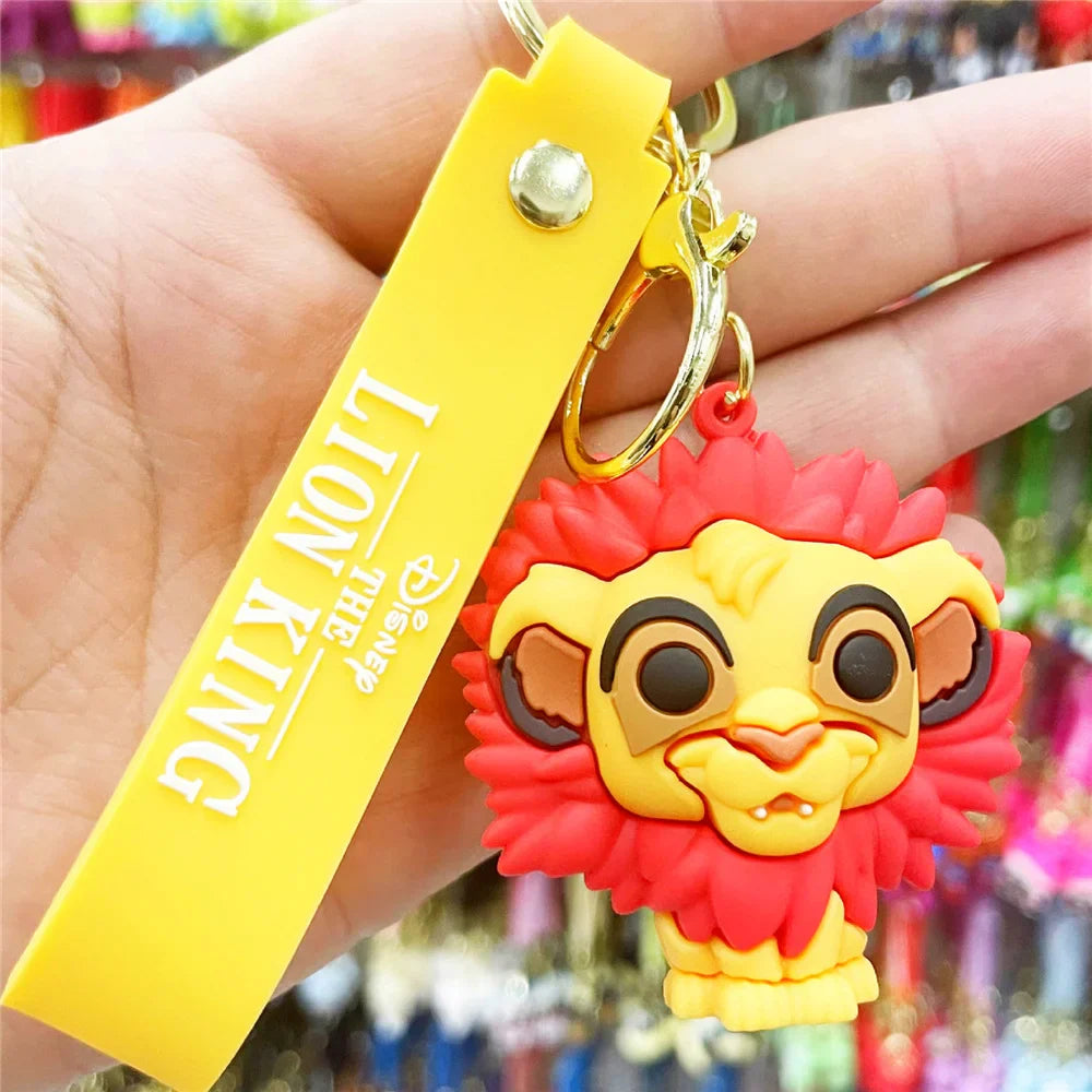 Kawaii Anime Disney Toy Story Keychain – Cartoon Doll Pendant Keyring for Kids, Personalized Gift