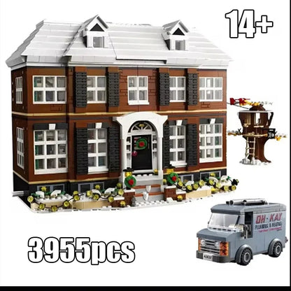 Home Alone Building Block Set - 3955-Piece Creative Model Kit for Adults, Christmas Gift & Home Decoration