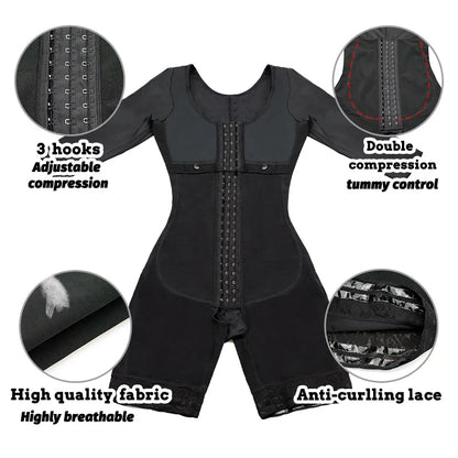 Colombian Girdle Shapewear – Tummy Slimming Bodysuit Corset, Full Body Reducer & Postpartum Shaper
