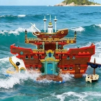 Floating Restaurant Building Blocks Set 3402 PCS – Compatible Construction Bricks Christmas Gift 75640