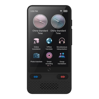 Portable S85 Language Translator Device – 138 Languages, Voice & Video Recording, Offline Translation Support