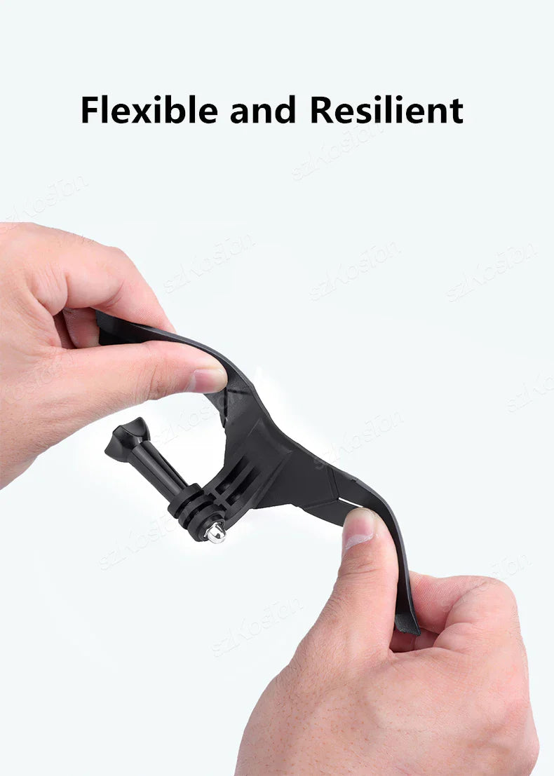 Motorcycle Helmet Chin Mount for Action Cameras – Full Face Holder for GoPro 13–8 & DJI Action 5/4