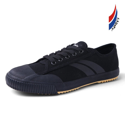 Dafu Original Kung Fu Sneakers - Unisex All Black Classic Martial Arts Shoes (Improved Version)