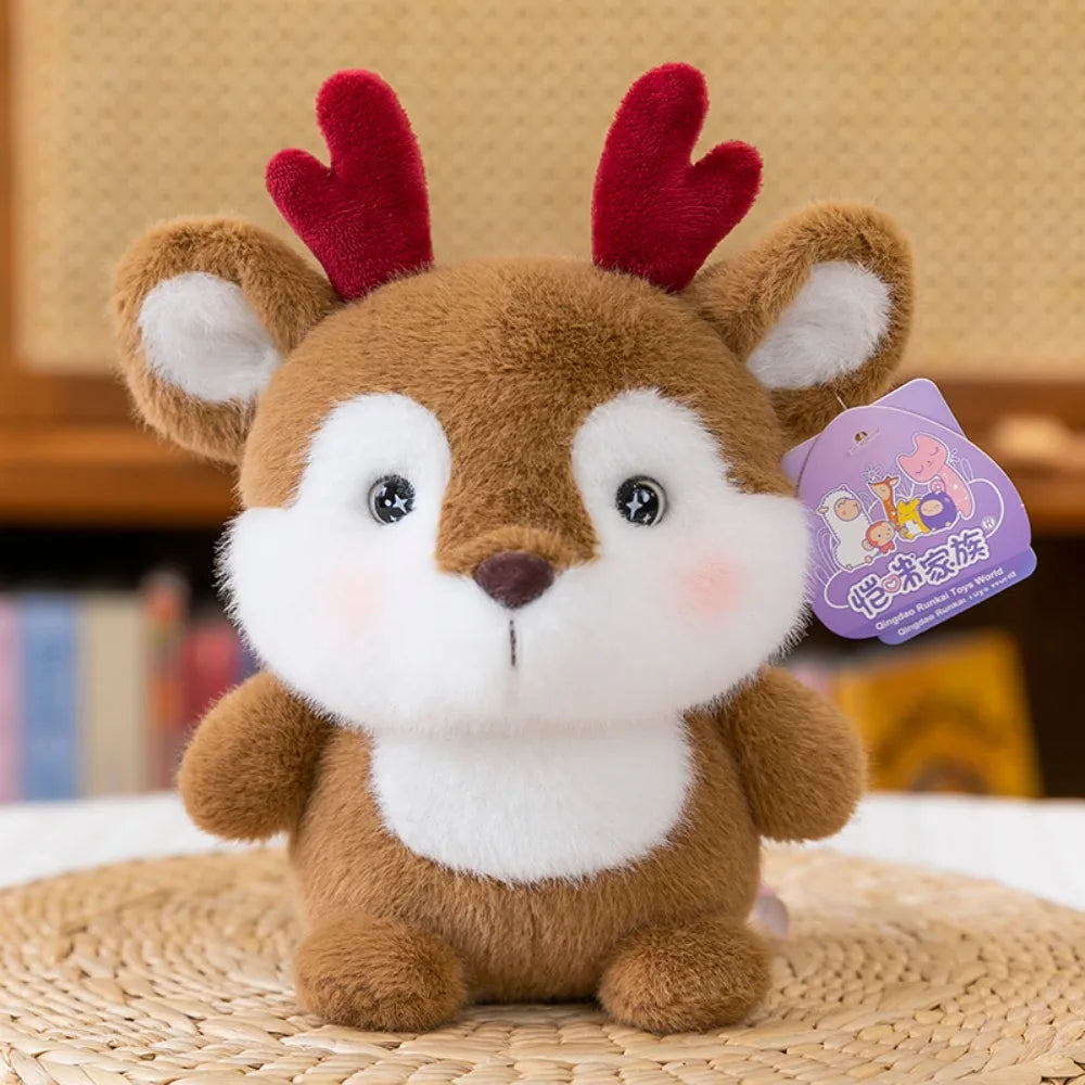 16cm Cute Plush Companion Doll — Capybara & Elephant Stuffed Animal Pillow, Soft Plush Bear Toy for Sleeping Gift