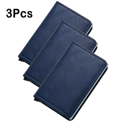 Slim RFID Aluminum Carbon Fiber Men’s Wallet – Slim Business Card & Credit Card Holder Case