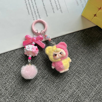 New Cartoon Keychain — Cute Bag & Backpack Pendant, Earphone Case Decoration, Car Keyring Gift Accessory