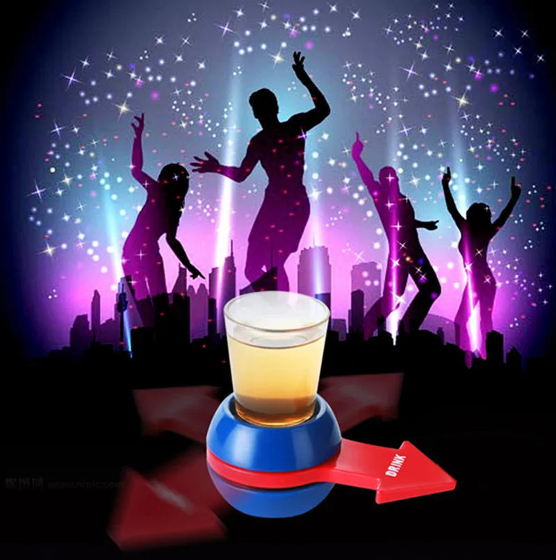 Alcoholic Penalty Turntable Game — Russian Roulette Drinking Toy, Bar Entertainment & Party Booster Props 2023