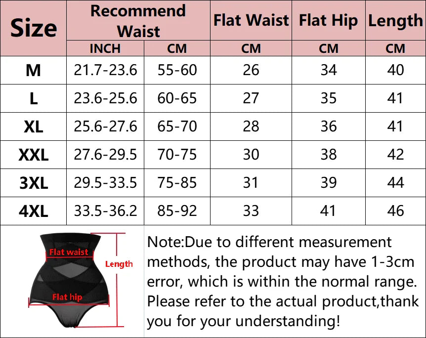 Sexy High-Waist Cross Body Shaper Panties – Women’s Tummy Control Slimming Shapewear Underwear