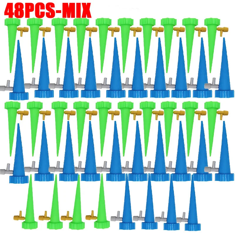 Automatic Drip Irrigation System - Adjustable Self-Watering Device for Garden Plants & Greenhouse Use