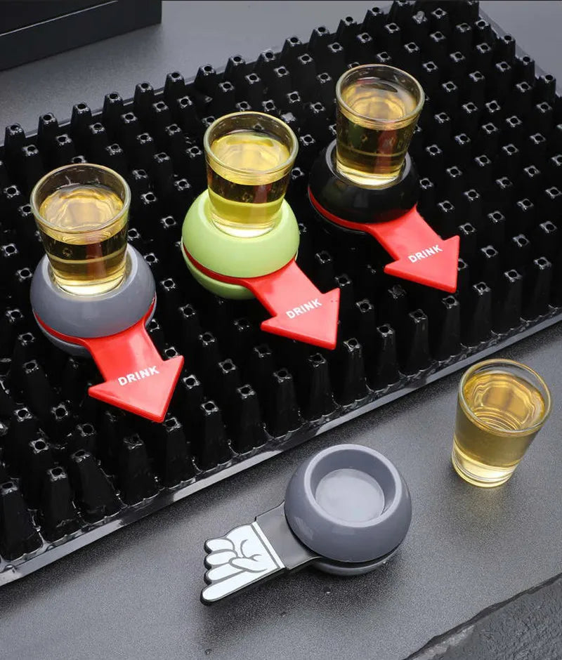Alcoholic Penalty Turntable Game — Russian Roulette Drinking Toy, Bar Entertainment & Party Booster Props 2023