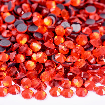 Bobohoo HotFix Crystal Rhinestones SS6-SS30 – Glitter Iron-On Strass Gems for Clothing, Dresses & DIY Crafts