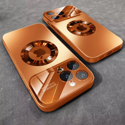 AG Matte Magnetic iPhone Case - MagSafe Wireless Charging Cover with Lens Protection for iPhone 11-17 Pro Max, Plus & Air