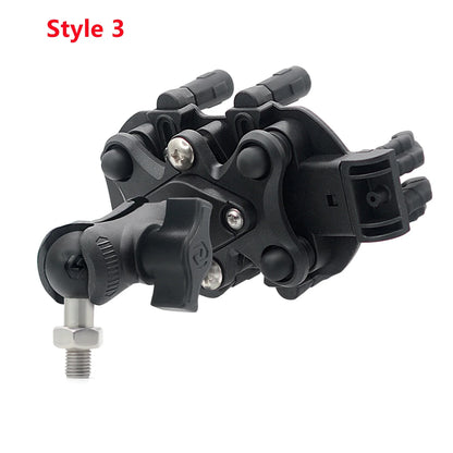 Aluminum Motorcycle Handlebar Phone Holder – Anti-Vibration Navigation & Mirror Mount Stand
