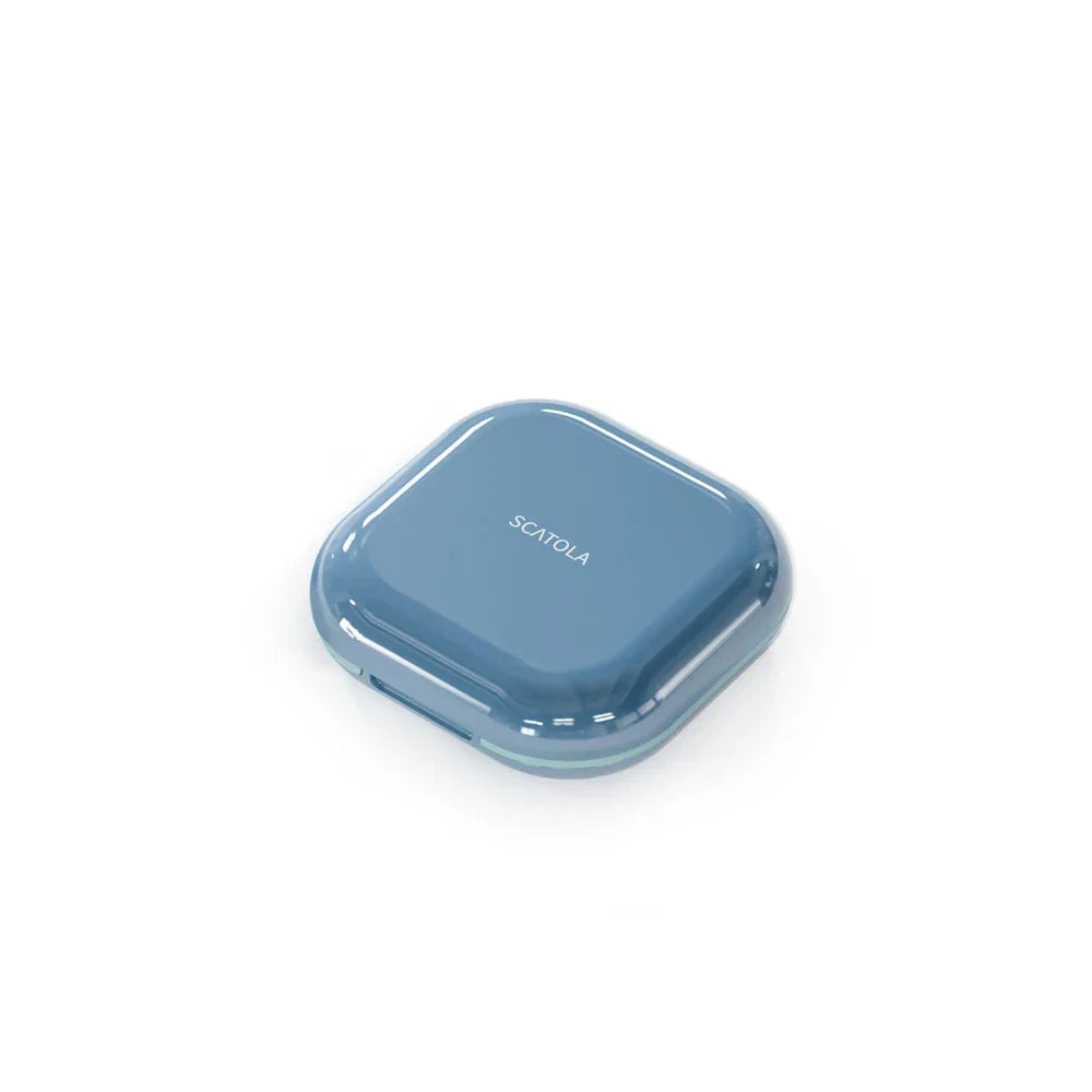 Portable Orthodontic Braces Case – Slim Mouth Guard & Denture Holder with Lid for Teeth Aligners