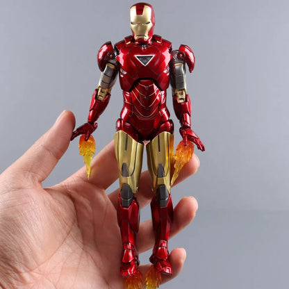 ZD Toys 7" Iron Man Action Figures – Joint Movable MK1 to MK50 Movie Collectible Dolls