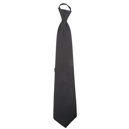 Pre-Tied Men’s Skinny Zipper Tie – 5cm Slim Necktie in Red, Black & Blue for Parties & Events