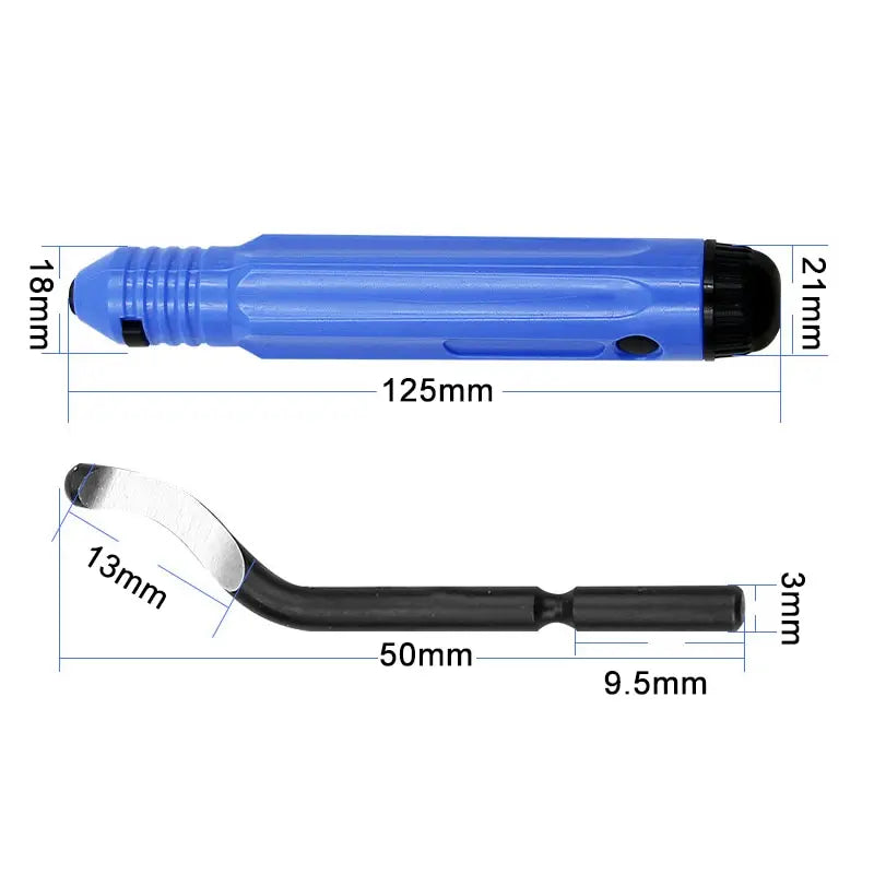 NB1100 Hand Trimming Knives: Deburring Scraper & Chamfer Removal Tool with Aluminum Alloy Handle - Precision Blade for Plastic Waste Edge Cleanup
