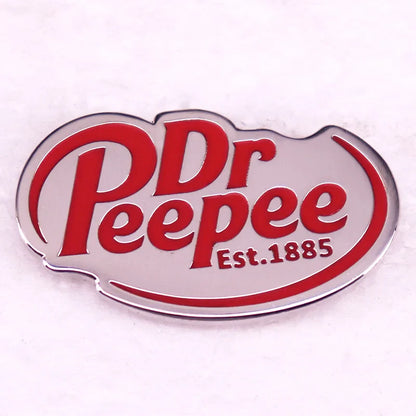 Dr Peepee Gamer Meme Enamel Pin – Funny Brooch for Backpacks, Jackets & Gifts