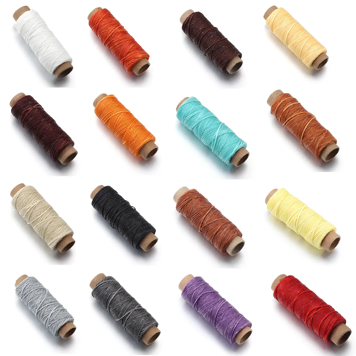 50 Yards Waxed Leather Thread Cord – 150D 1.0mm for Hand Stitching, DIY Bracelets & Jewelry Making