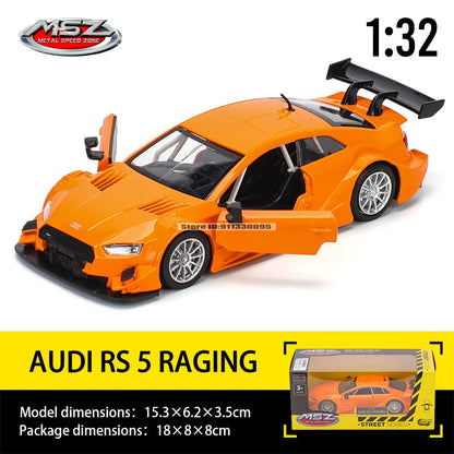 MSZ 1:32 Die-Cast Car Model — Porsche 911 GT3 RS, Audi, BMW & Nissan Alloy Toy Collectible, Decorative Gift for Kids & Adults