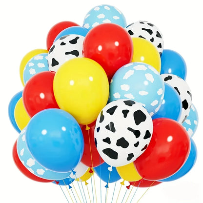 Cow Print Toy Balloons - Colorful Birthday, Baby Shower & Football Party Decorations