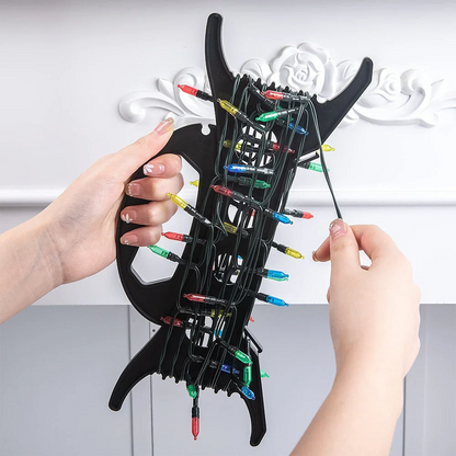 Christmas Light Cord Wind-Up Organizer - All-Purpose Holiday Light Storage Holder for Easy String Lights and Wires Organization