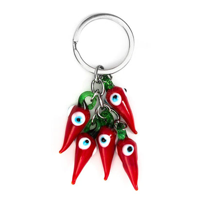 Lucky Eye Fatima Hand Keychain – Alloy Tree of Life Elephant Owl Blue Turkish Evil Eye Car Keyring Jewelry for Men & Women Gift
