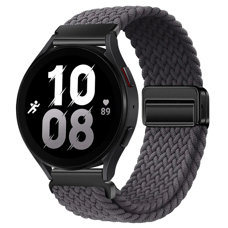22mm Braided Nylon Watch Band – Loop Sport Strap for OnePlus Watch 3/2, OPPO Watch X/X2/4 Pro & 46mm Smartwatch Bracelet