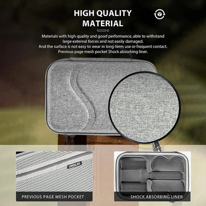 NEO Drone PU Storage Bag — Portable Large Capacity Shoulder & Handheld Organizer for DJI Neo RC-N3 with Shock Absorbing Protection