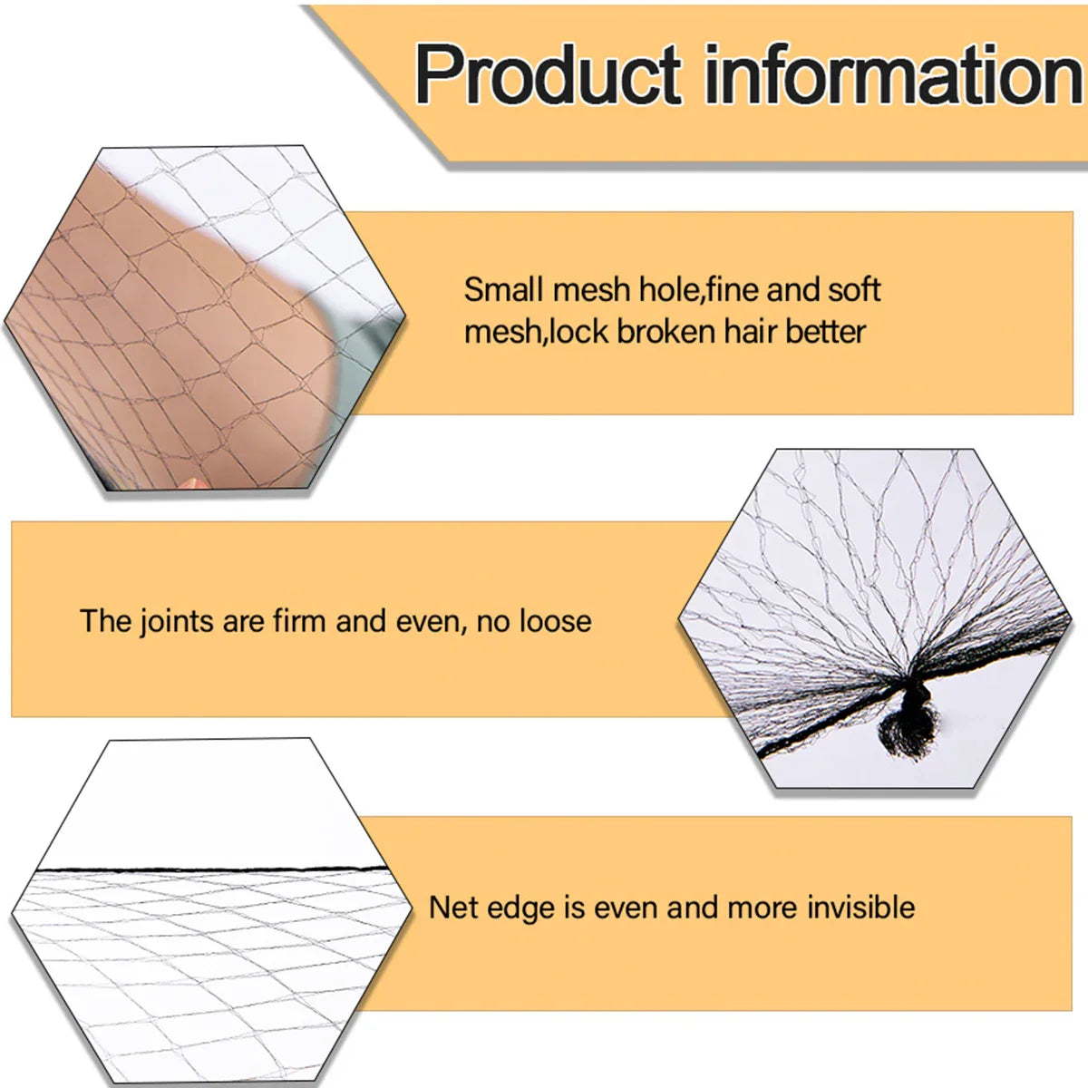 10PCS Invisible Bun Hair Nets – Breathable Mesh Wig Net for Women’s Hair Styling