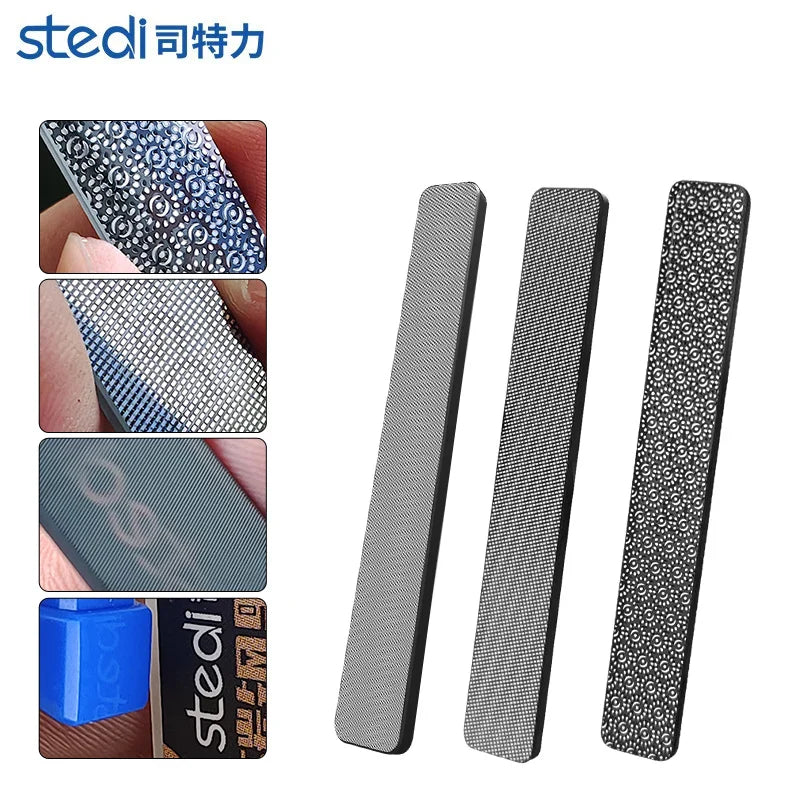 Stedi MS-46 Glass File Grinding Tool – Washable Durable Model Polisher for Military Kits, Optional #320–#1000 Mesh