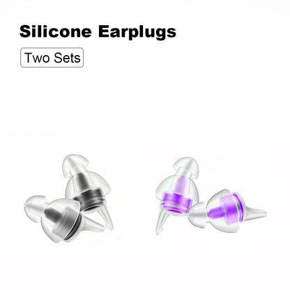 High Fidelity Concert Earplugs - Reusable Hypoallergenic Hearing Protection for Musicians & Events