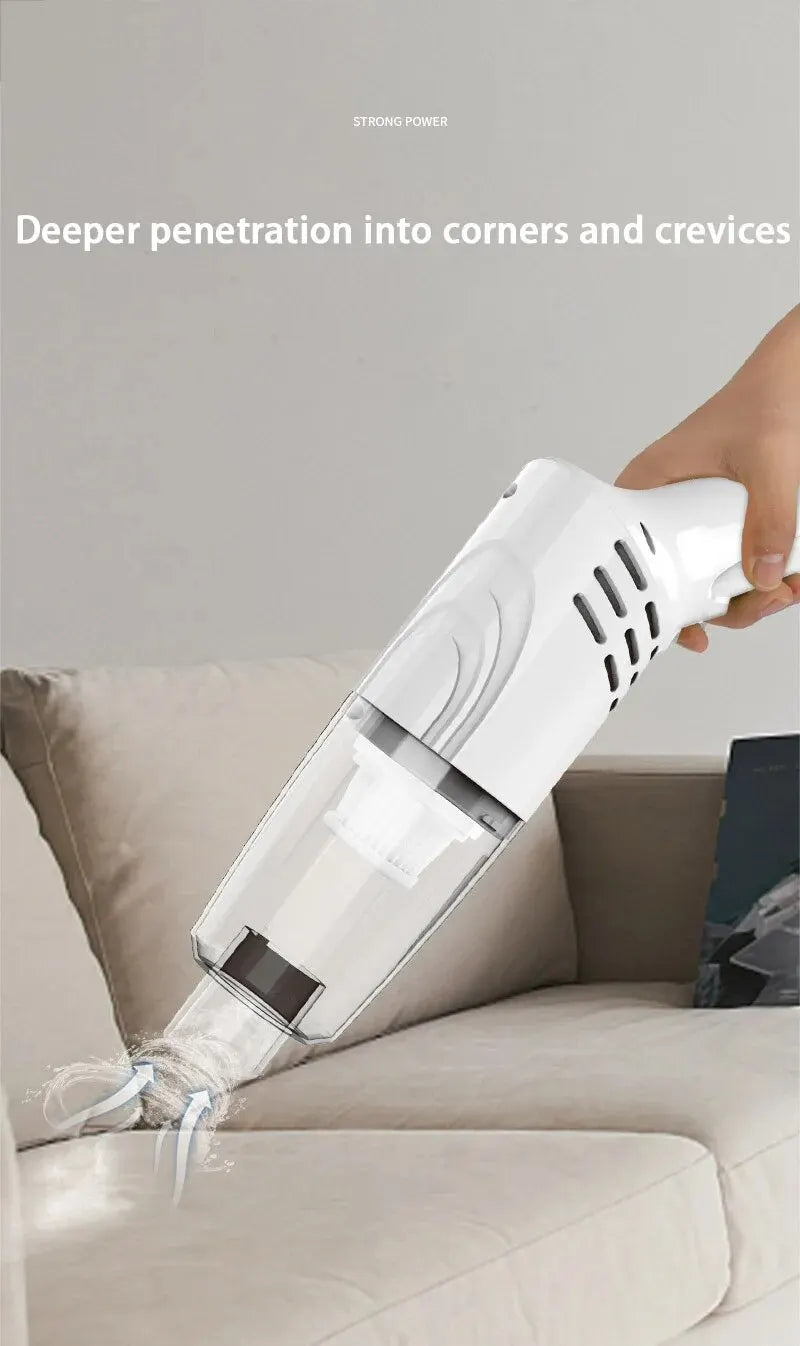 8W Handheld Dust Mite Cleaner – Wireless Vacuum with Powerful Suction for Bed, Pillow, Sofa & Carpet Cleaning