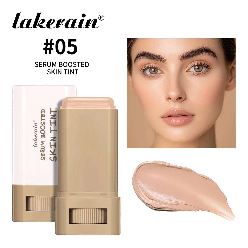 Waterproof Skin Tint Stick – Nourishing Tinted Foundation & Contour Balm for Face Makeup