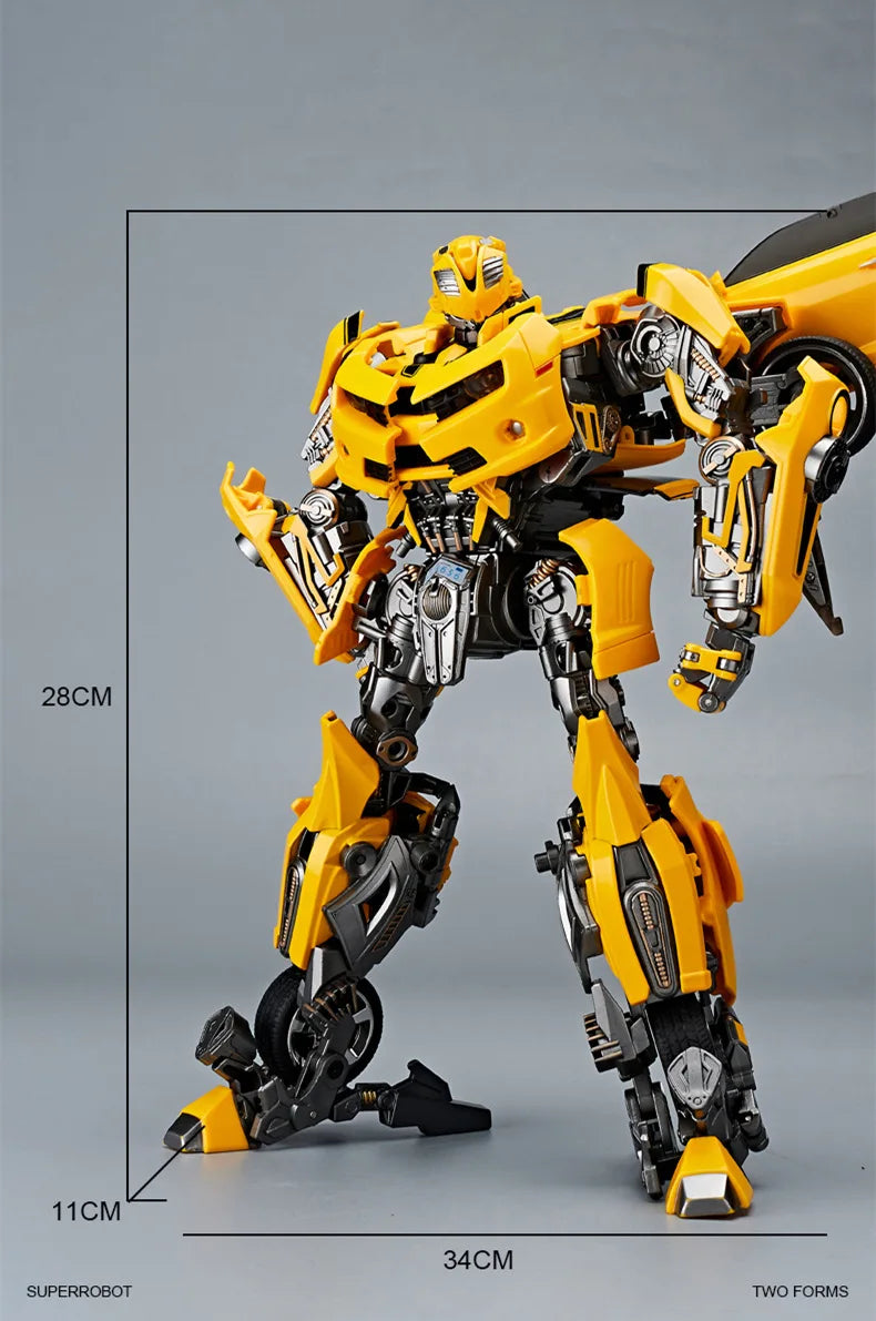 Autobots Transformation Toy – 28cm Alloy Warhammer Bumblebee Action Figure, Boy’s Birthday Gift