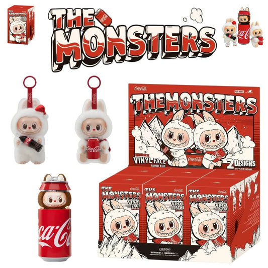 Monster Coca Cola Series Vinyl Doll – Labubu Action Figure Keychain Toy, New Year Surprise Gift for Kids