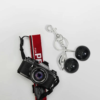 Cute Cherry Keychain Bag Charm – Purse Accessory for Handbags, Women’s Gift
