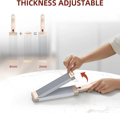 ONCE FOR ALL Meat Slicer Knife Set — Manual Kitchen Cleaver for Slicing & Shredding Fresh Beef