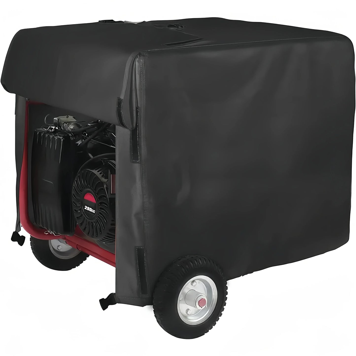 Heavy Duty Black Generator Cover – UV Resistant Waterproof Durable Outdoor Protection, Fits Most Generators for All-Weather Use