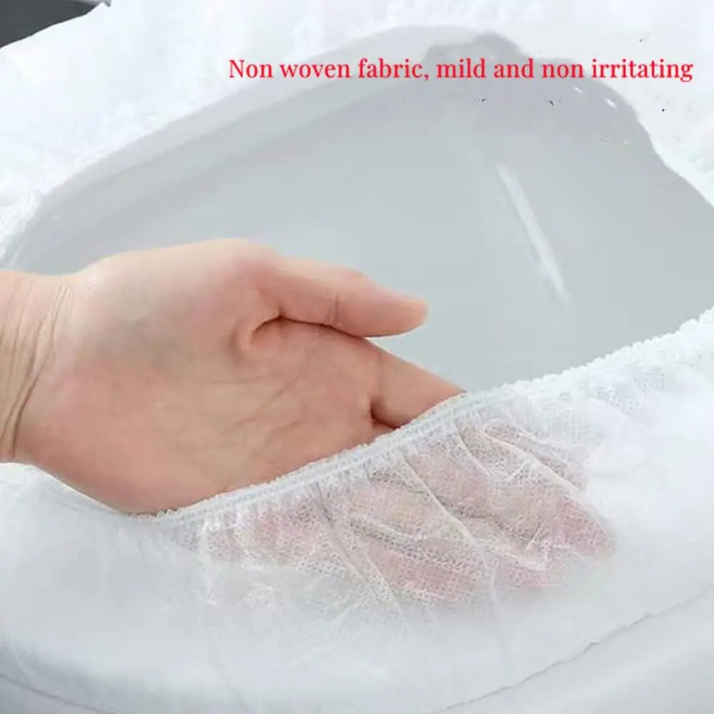 Disposable Waterproof Toilet Seat Covers – Non-Woven Fabric Seat Protectors for Travel, Hotels, Hospitals & Public Restrooms